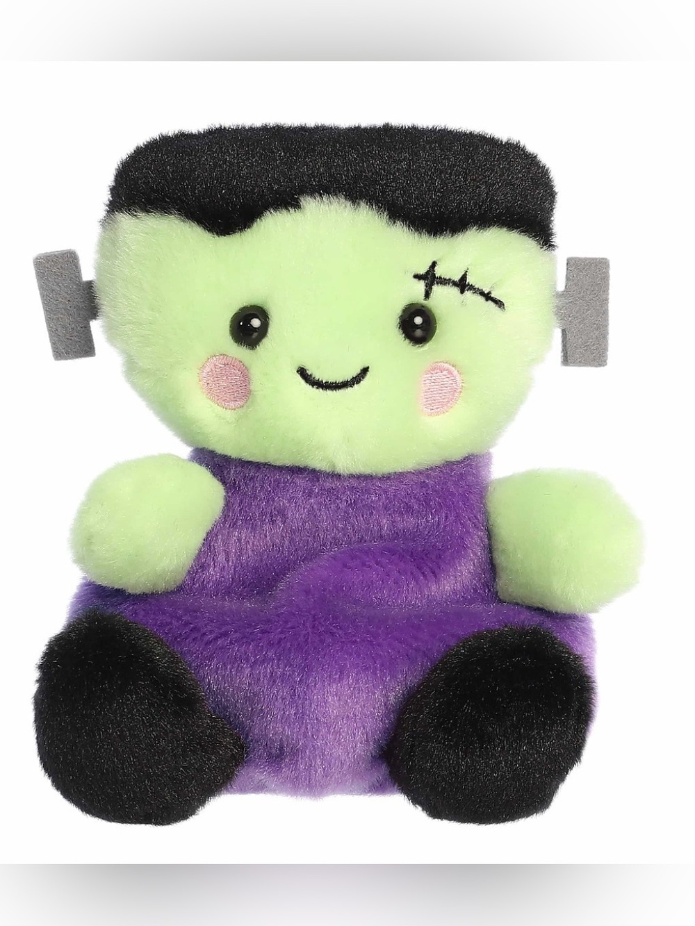 Palm Pals Frankenstein Monster Plush Toy - Green & Purple